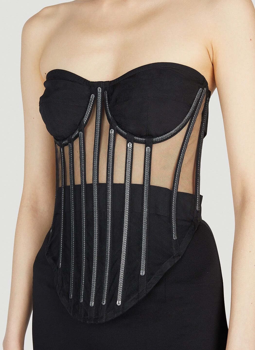 Kim Embellished Corset Top - 5