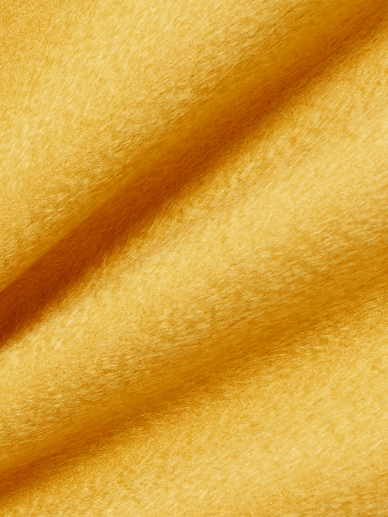 Blaine fringed silk and cashmere-blend scarf Yellow - 3