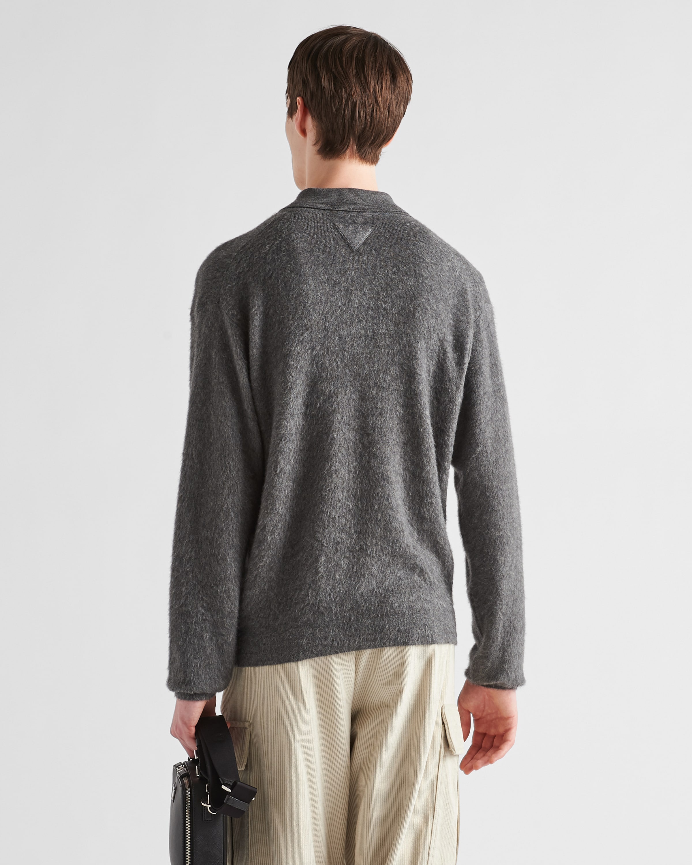 Cashmere and silk polo sweater - 5