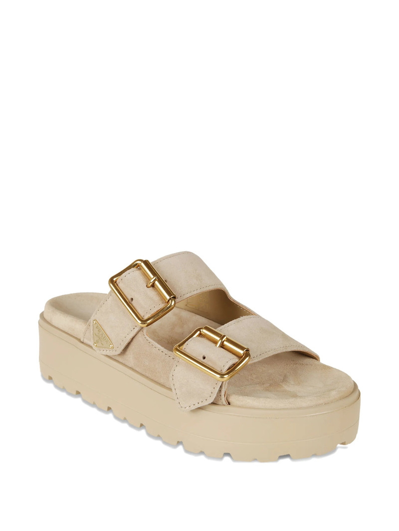 Prada Prada Prada Sandals Beige outlook
