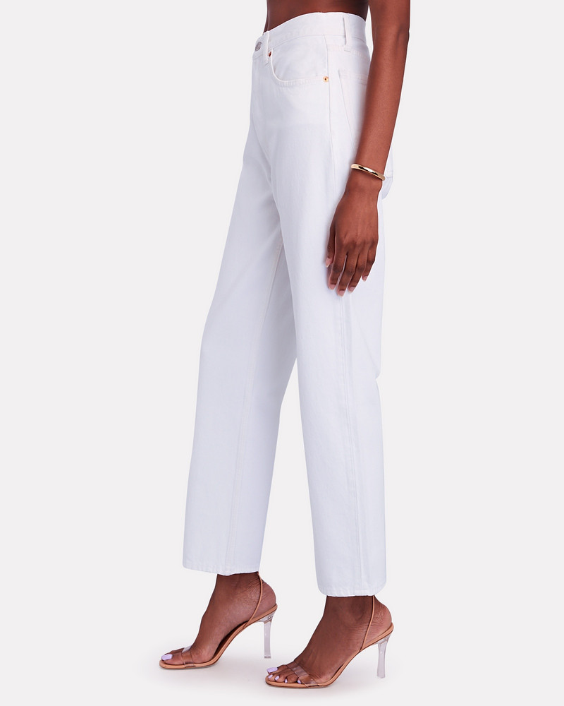 90s Crop Low Slung Straight-Leg Jeans 4