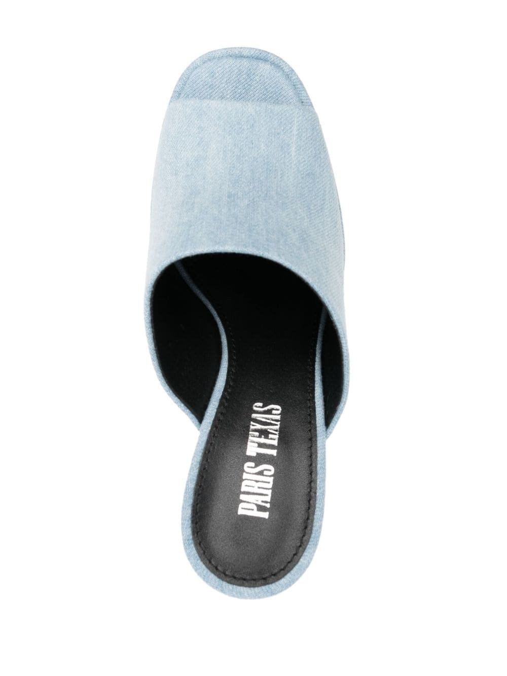 Sasha 130mm denim platform mules - 4