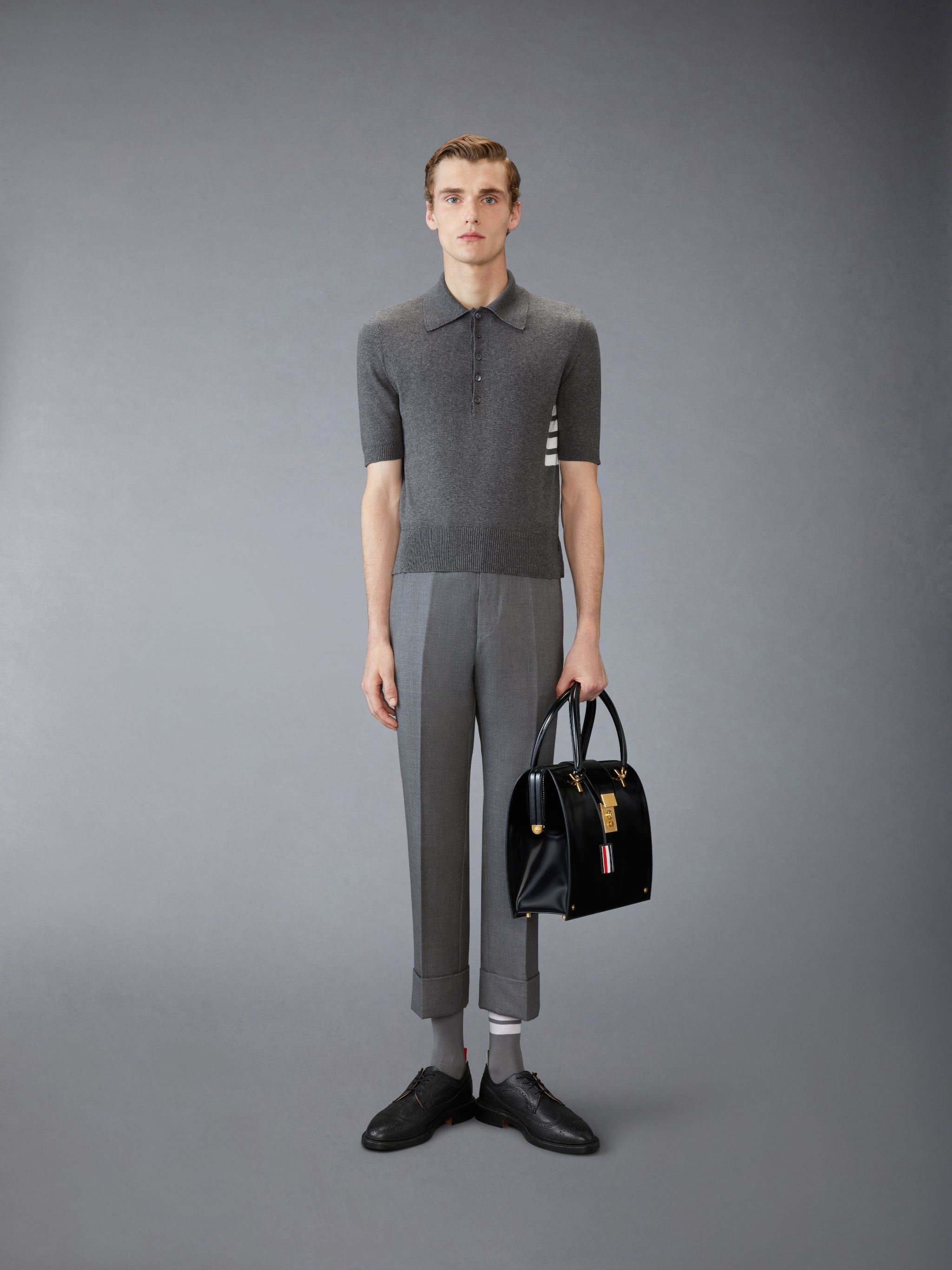 Cotton 4-Bar Relaxed Fit Polo - 3
