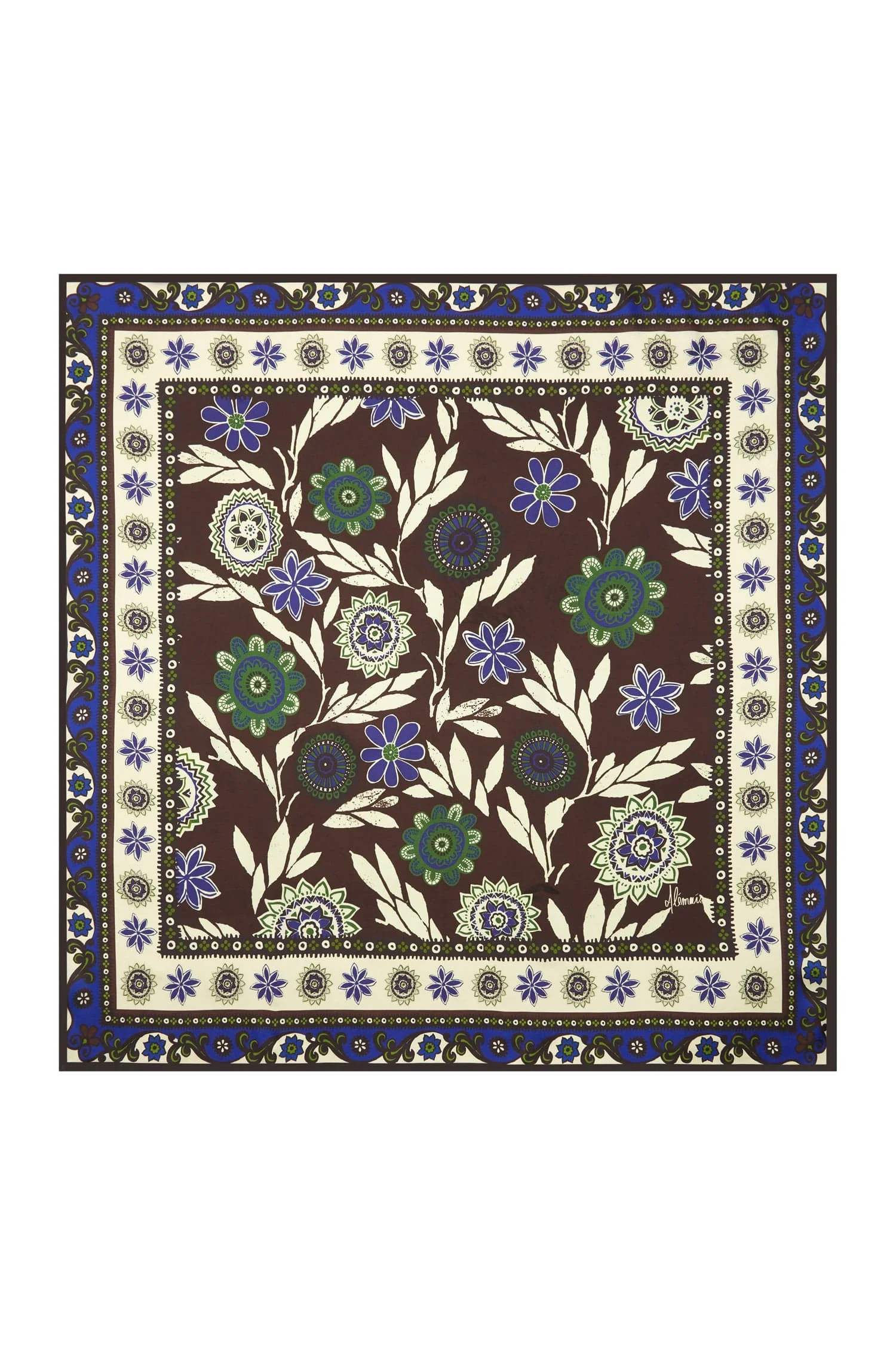 Jasper Silk Scarf - 1