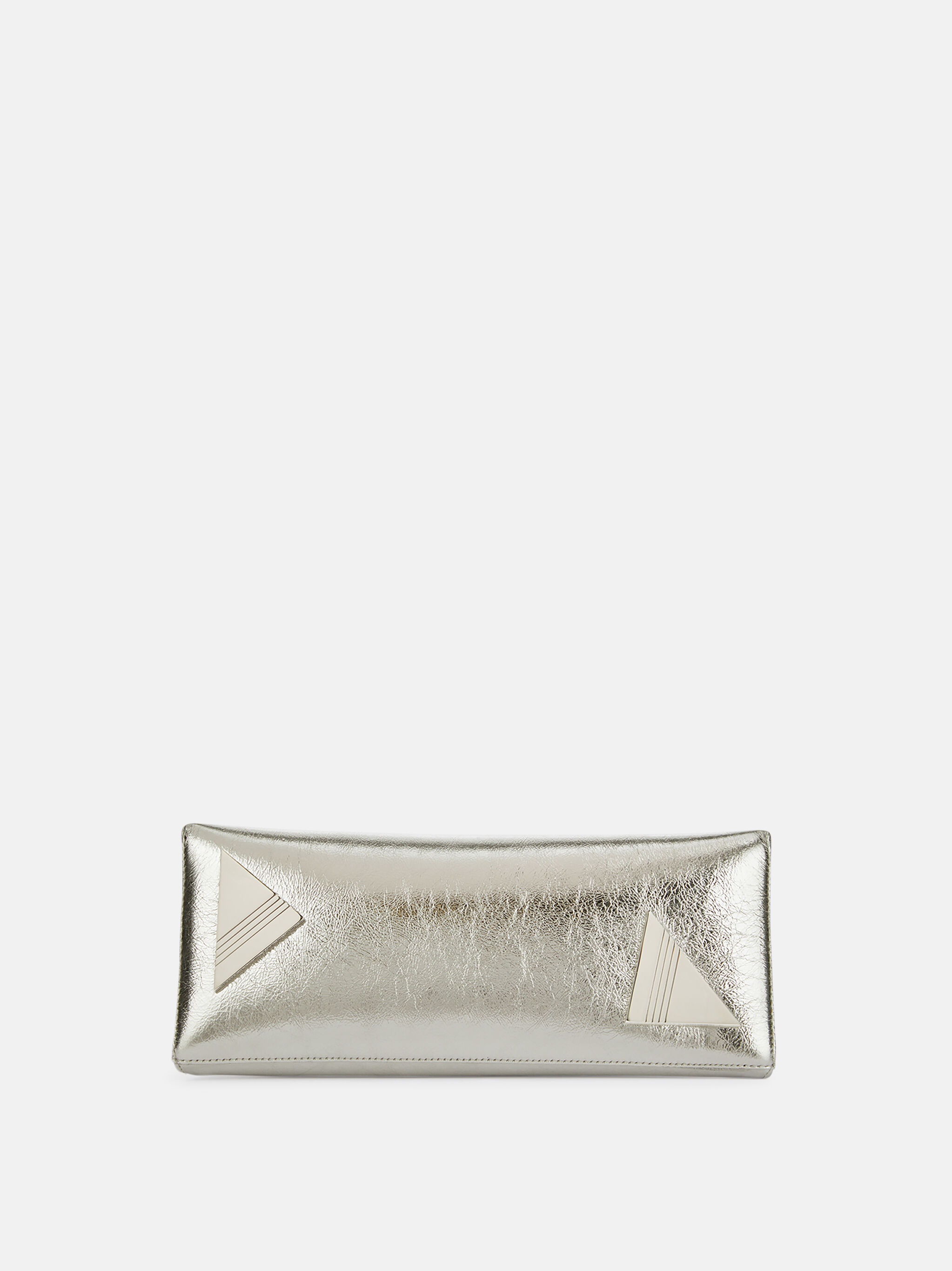 ''8.30PM'' SILVER OVERSIZED CLUTCH - 5