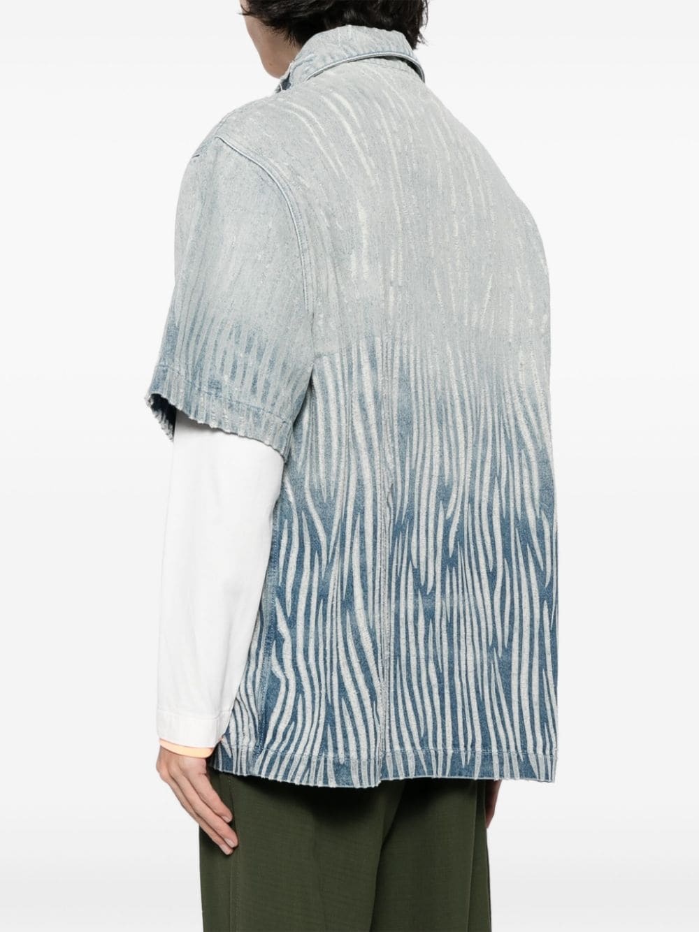 organic cotton short-sleeve jacket - 4