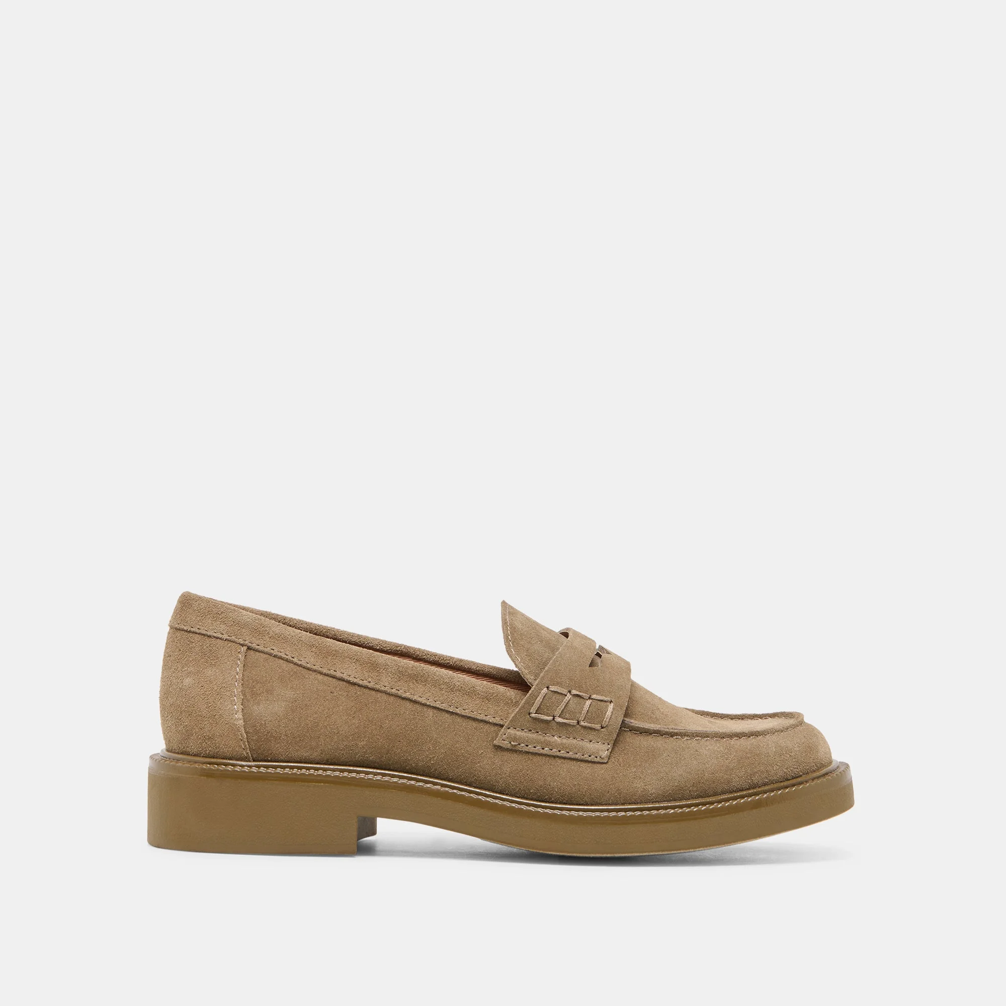 TIGGY LOAFERS OLIVE SUEDE - 1