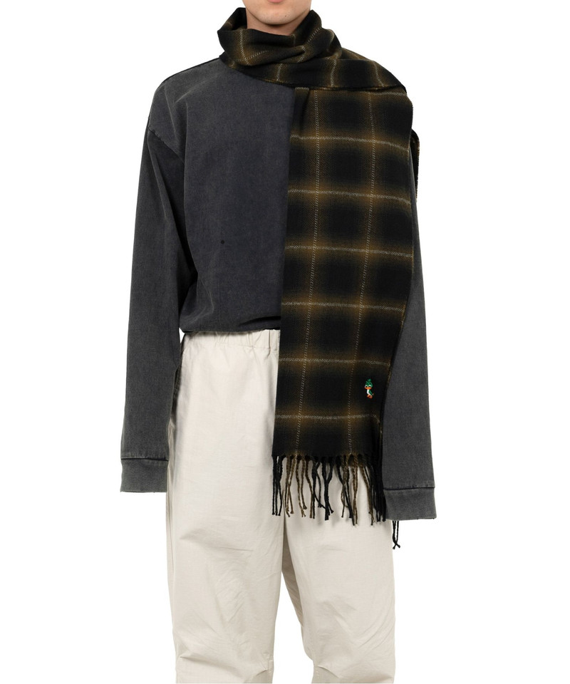 Maison MIHARAYASUHIRO Ombre Check Scarf outlook