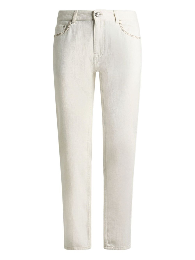 stitched-pocket jeans 1