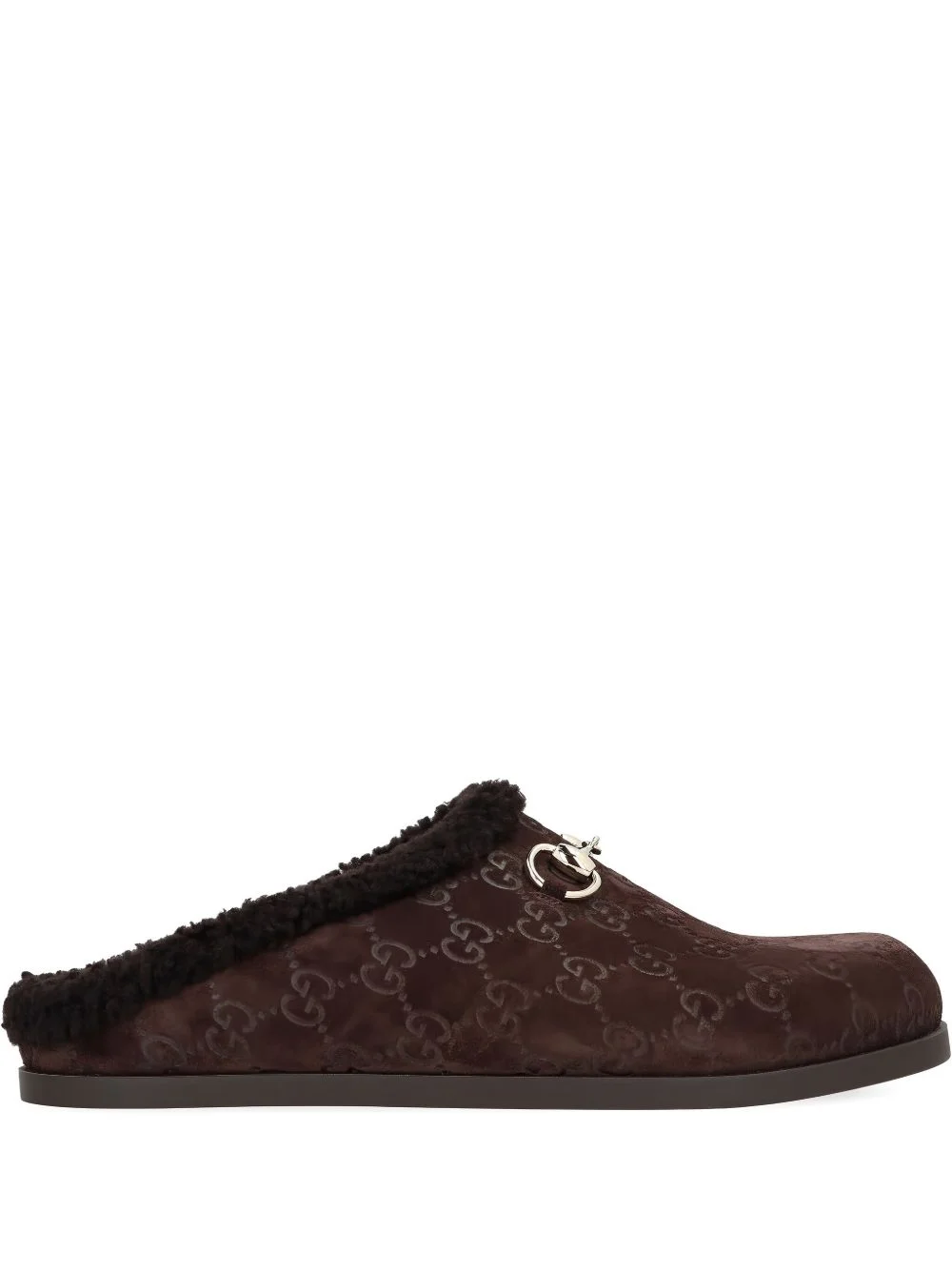 GG suede mules - 1