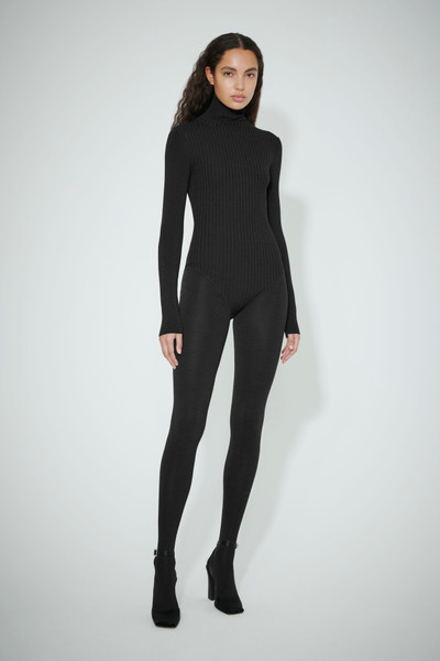 Victoria Beckham Polo Neck Jumpsuit in Black outlook