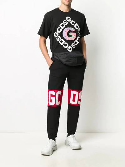 GCDS logo print T-shirt outlook