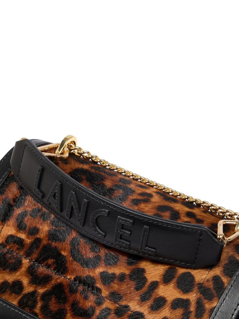 Ninon leopard-print flap bag 4