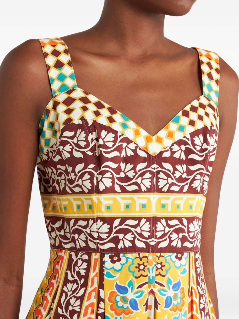 printed midi dress - 4