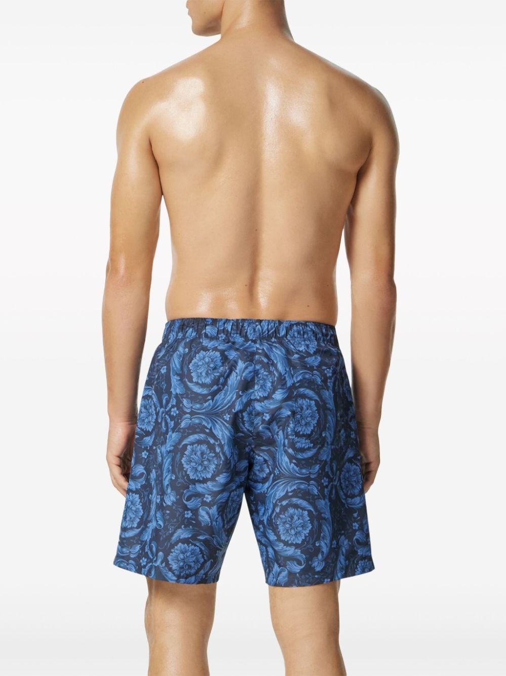 Barocco-print swim shorts - 3