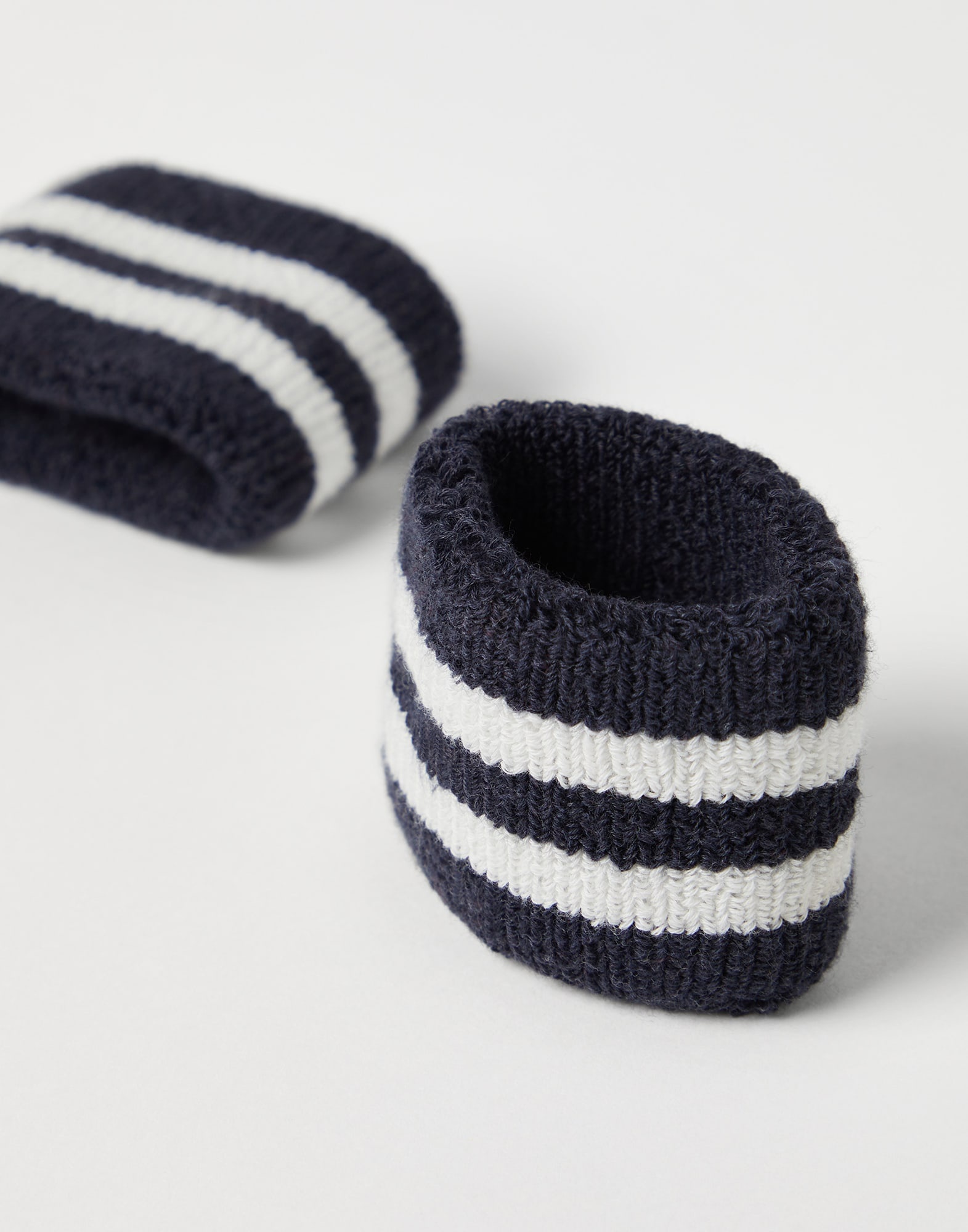 Techno cotton striped sweatbands - 2