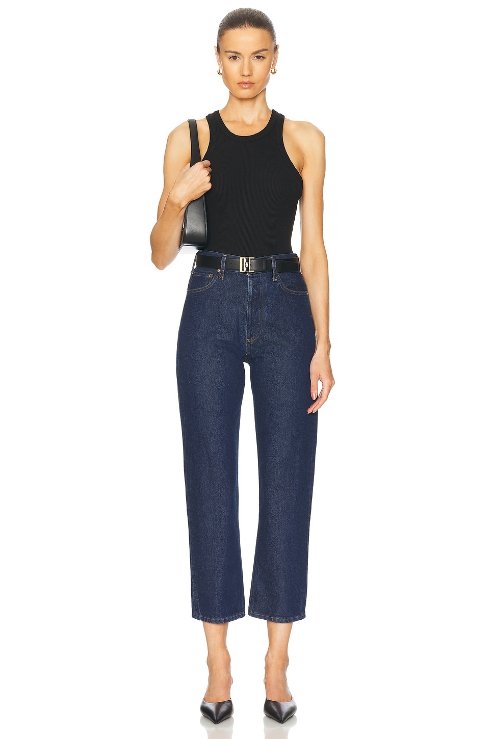 90s Pinch Waist Crop - 5