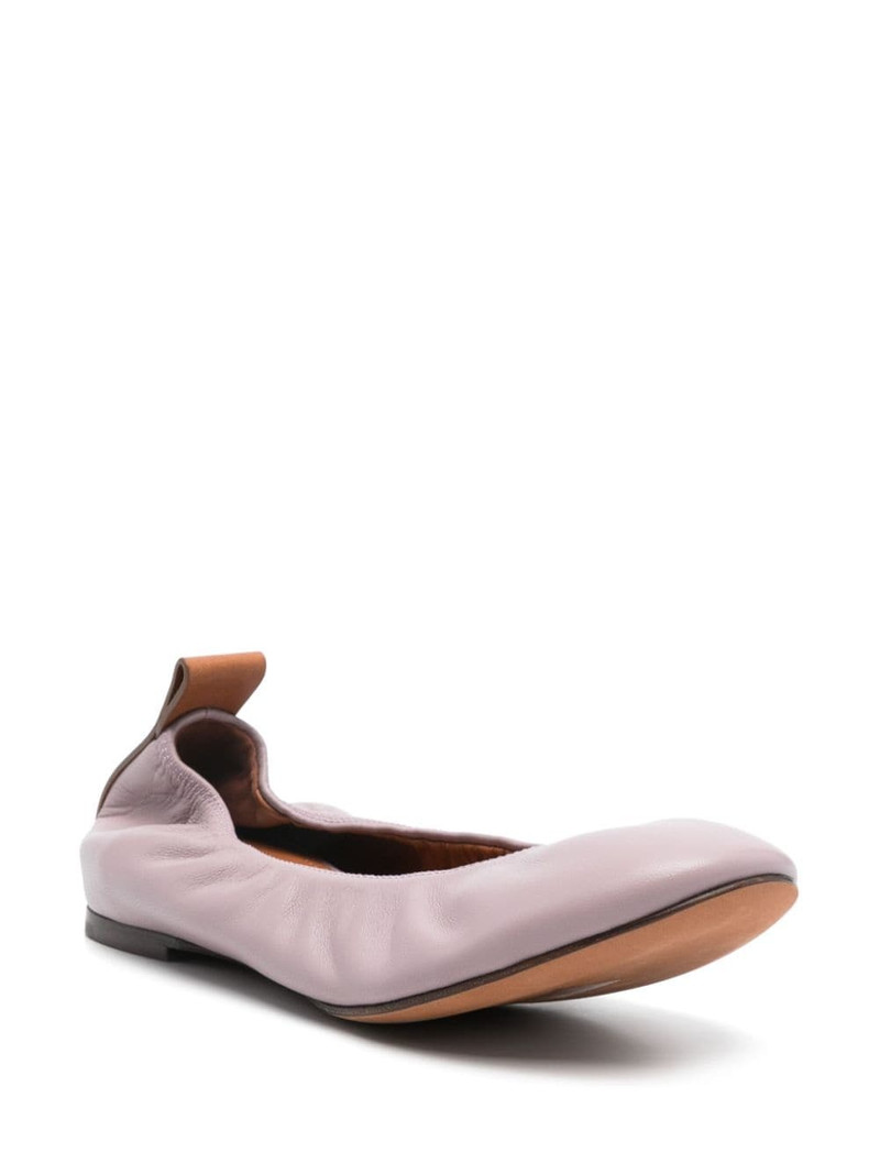 Lanvin leather ballet flats outlook