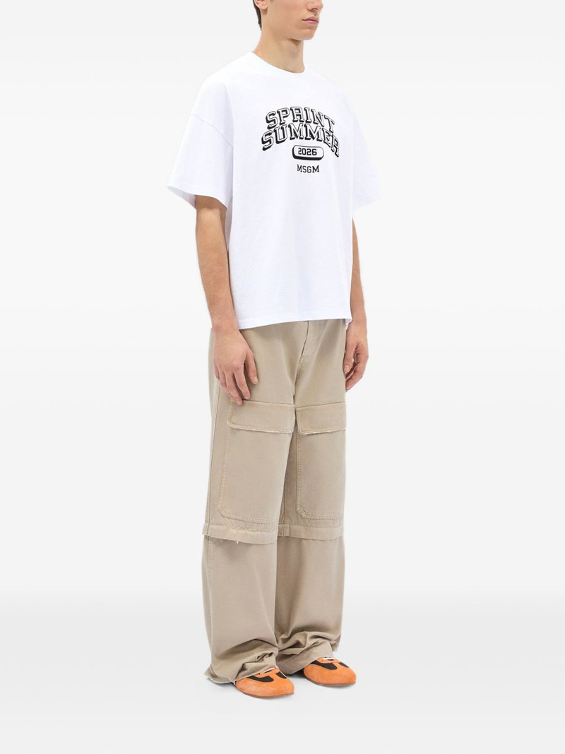 MSGM graphic T-shirt outlook