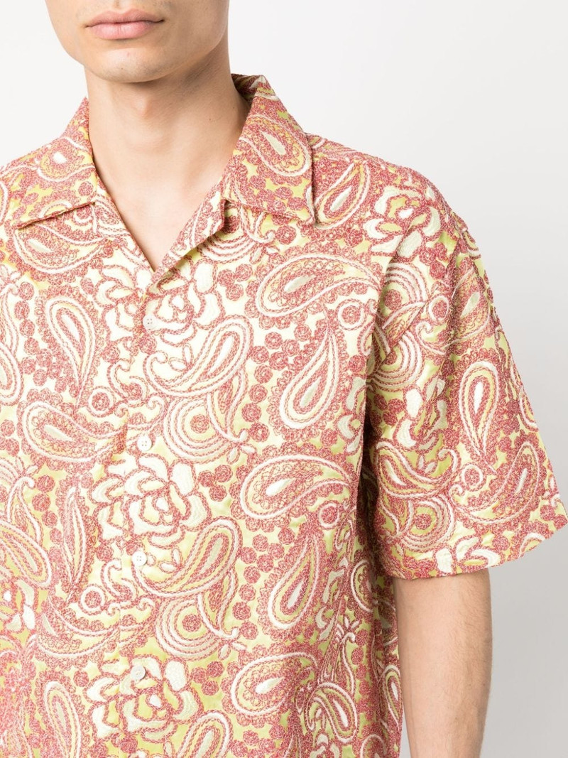 paisley-print short-sleeve shirt 5