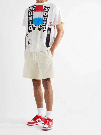 Nike Sportswear Logo-Embroidered Cotton-Jersey Drawstring Shorts outlook