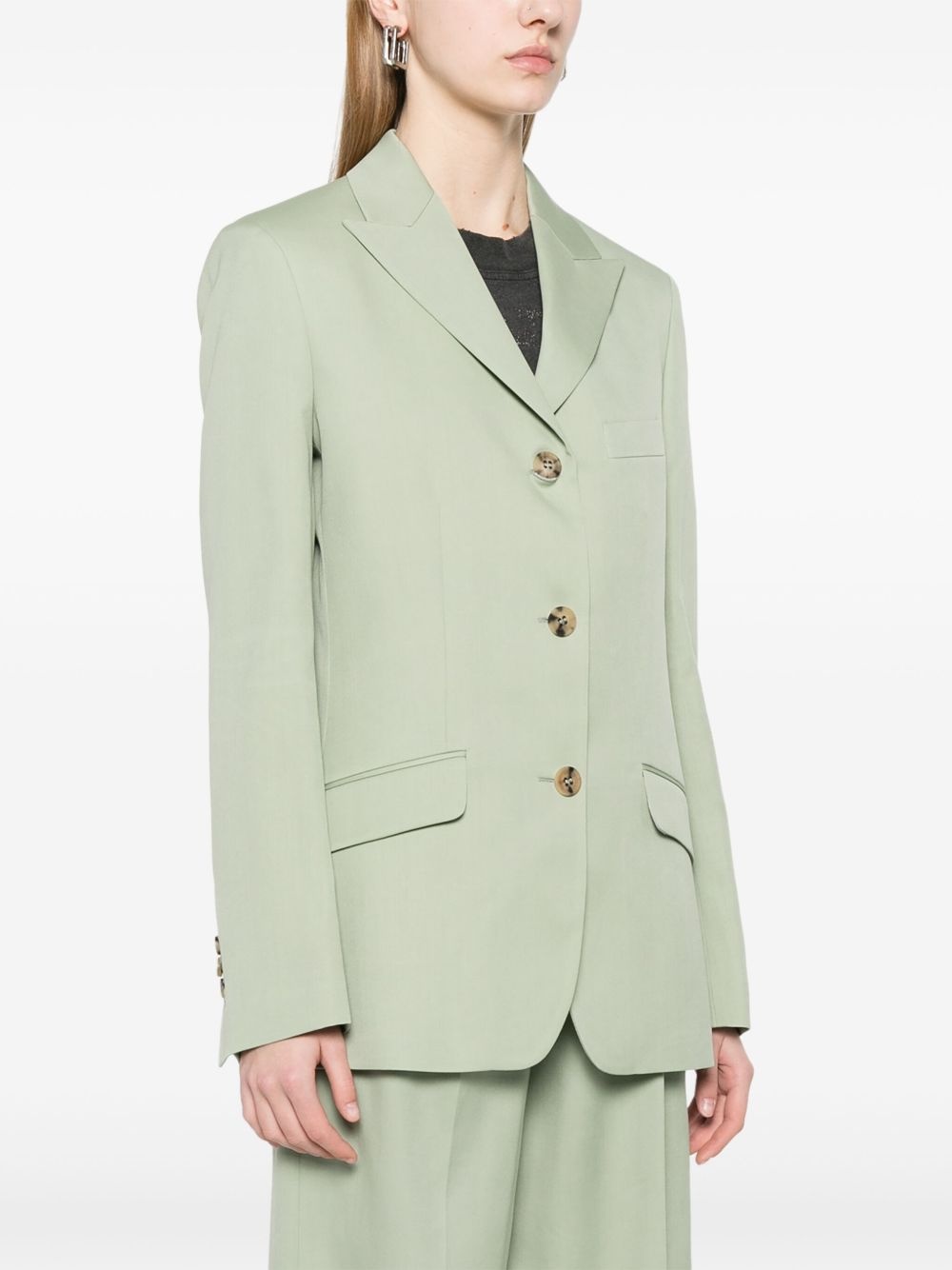 wool blazer - 3