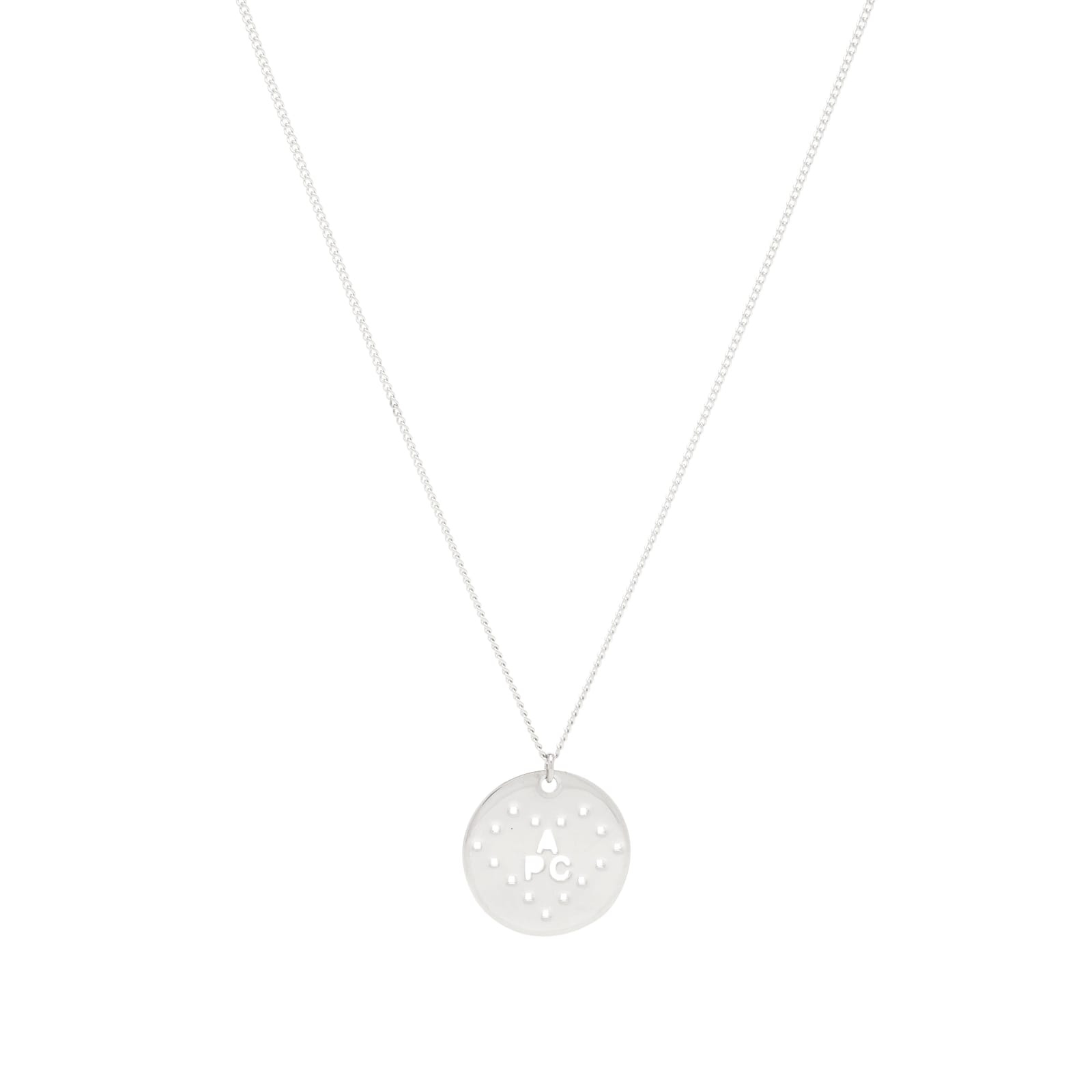 A.P.C. Eloi Perforated Logo Necklace - 1