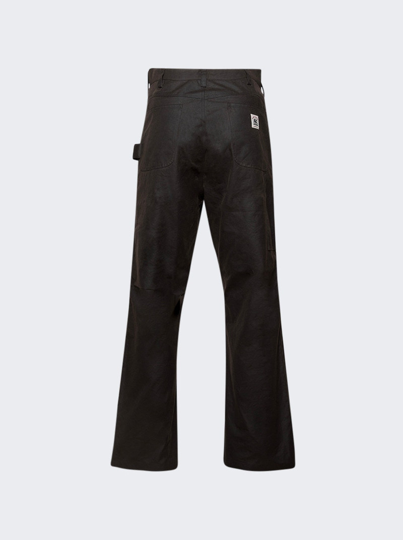 BODE Waxed Cotton Knolly Brook Trousers Brown outlook