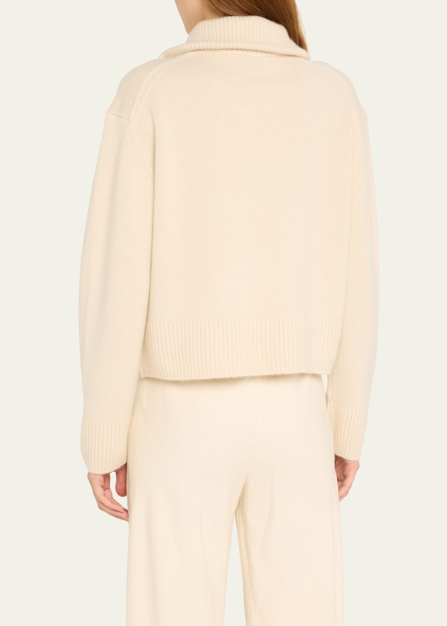 Andes Cashmere Henley Pullover Sweater - 3