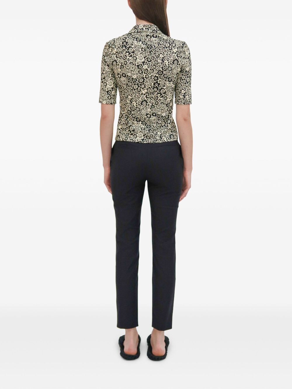 cropped skinny trousers - 5