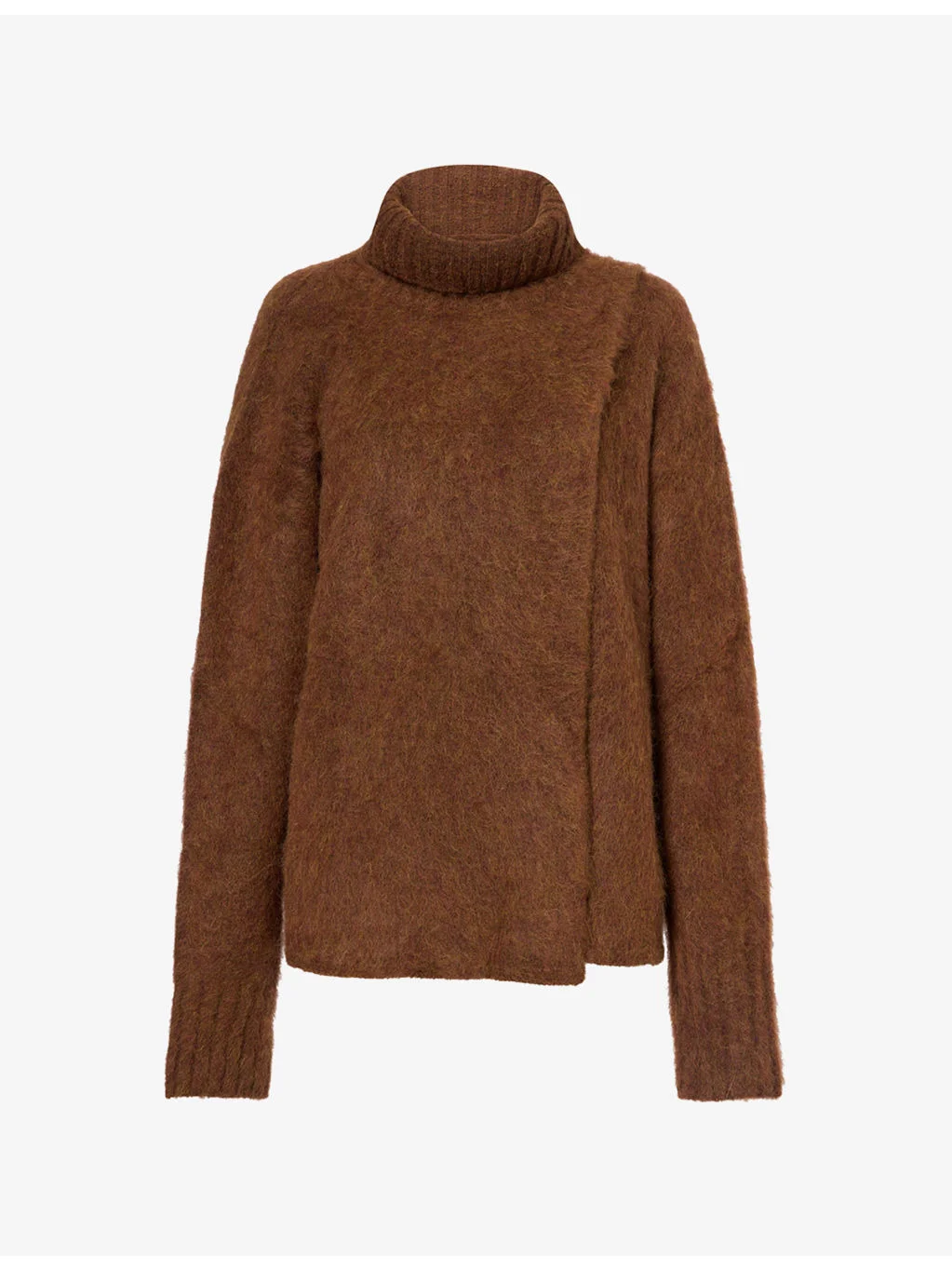 High-Neck Knitted Alpaca and Wool-Blend Jumper - 1