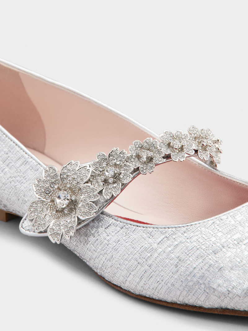 Bouquet Flower Piping Babies Ballerinas in Fabric 3