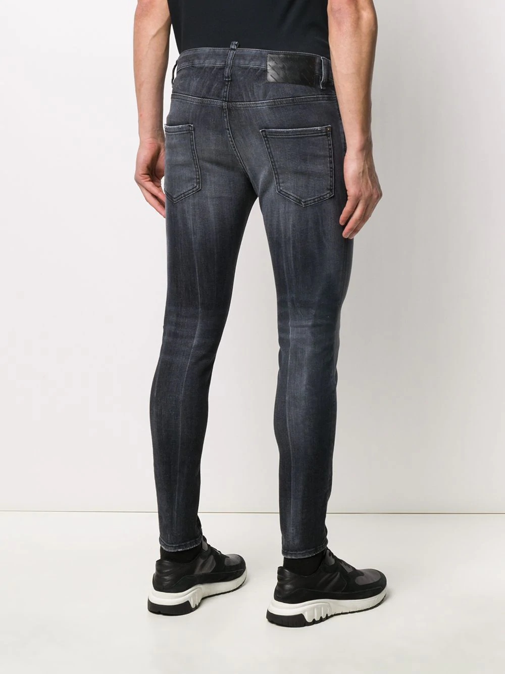 mid-rise skinny jeans - 4