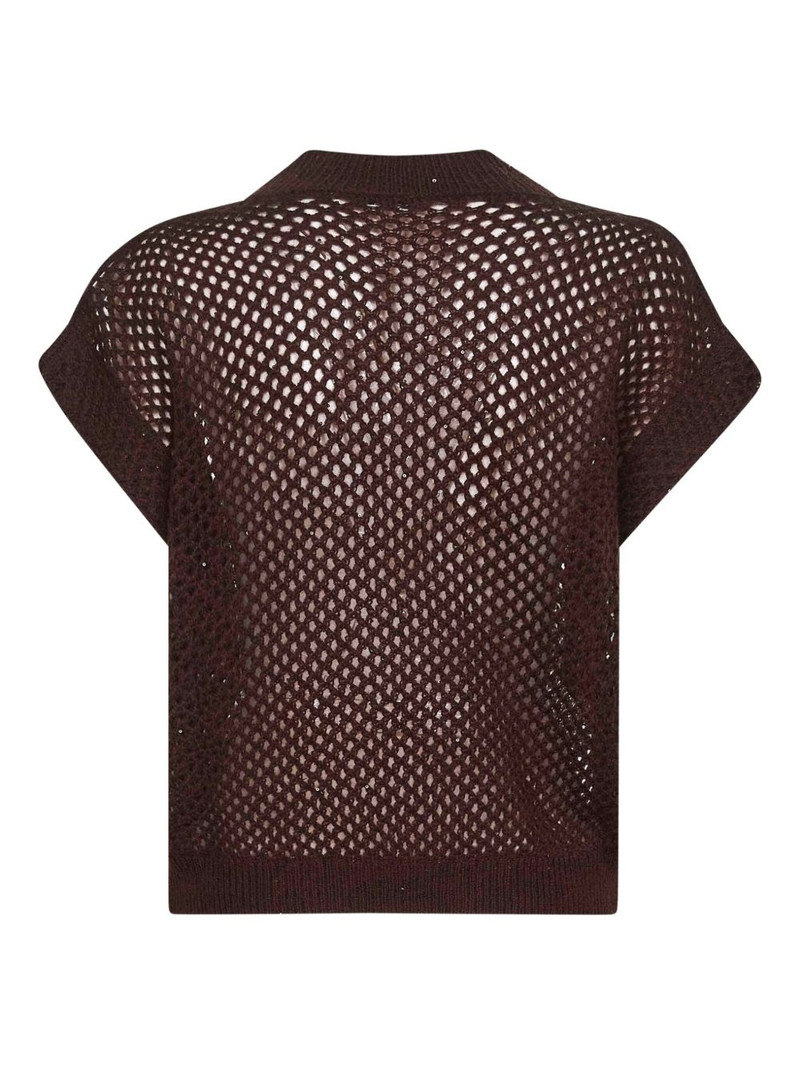 Brunello Cucinelli sequin-embellished T-shirt outlook