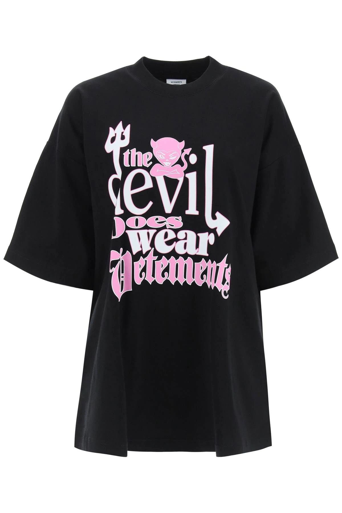 'DEVIL DOES WEAR VETEMENTS' T-SHIRT - 1