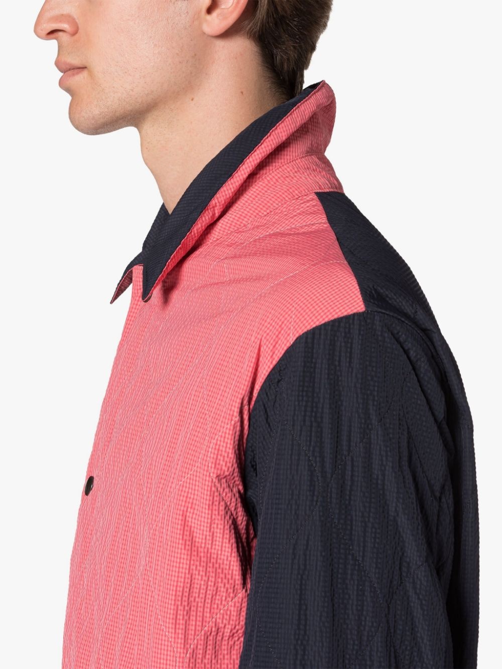 FUN TEEMING COLOR BLOCK COACH JACKET - 5