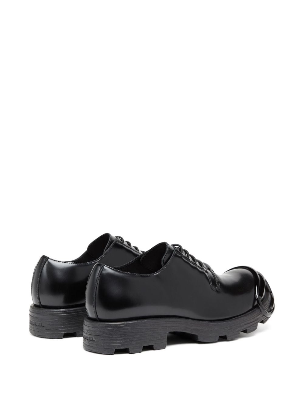 D-Hammer patent-finish lace-up shoes - 3