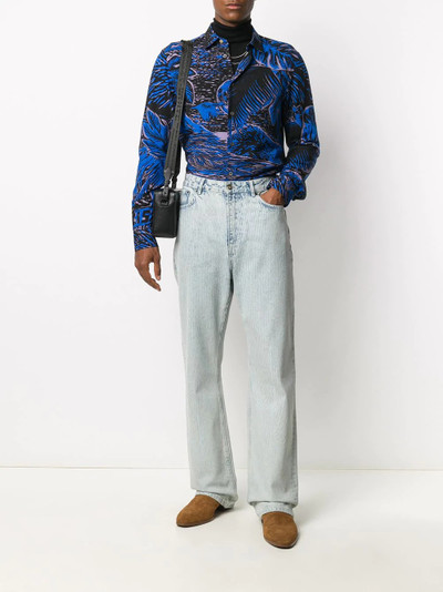 Paul Smith leaf-print button-up shirt outlook