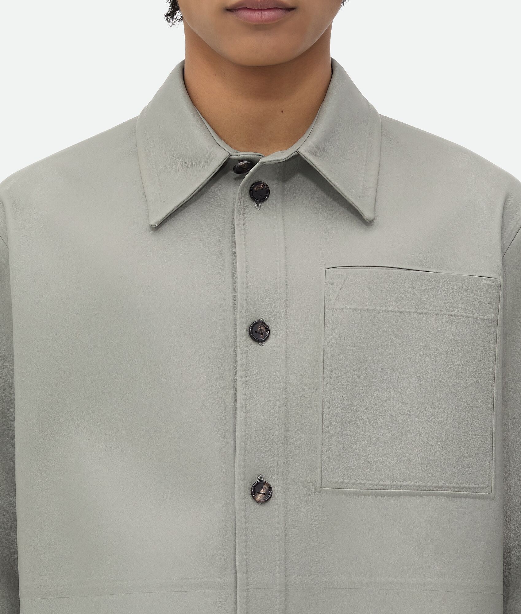 Bonded Leather Shirt - 4