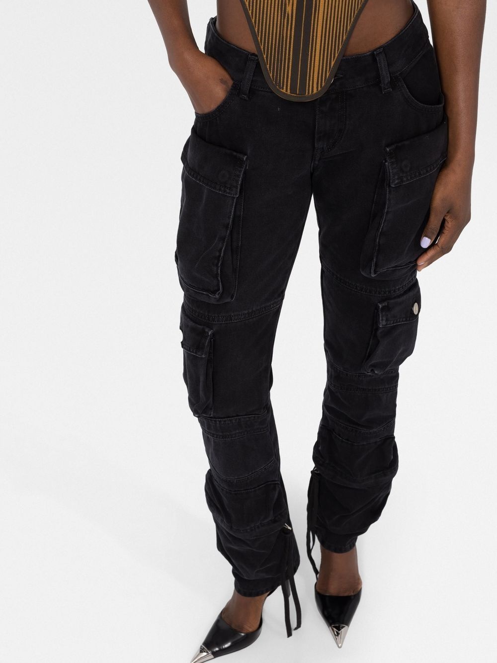 mid-rise straight-leg jeans - 5