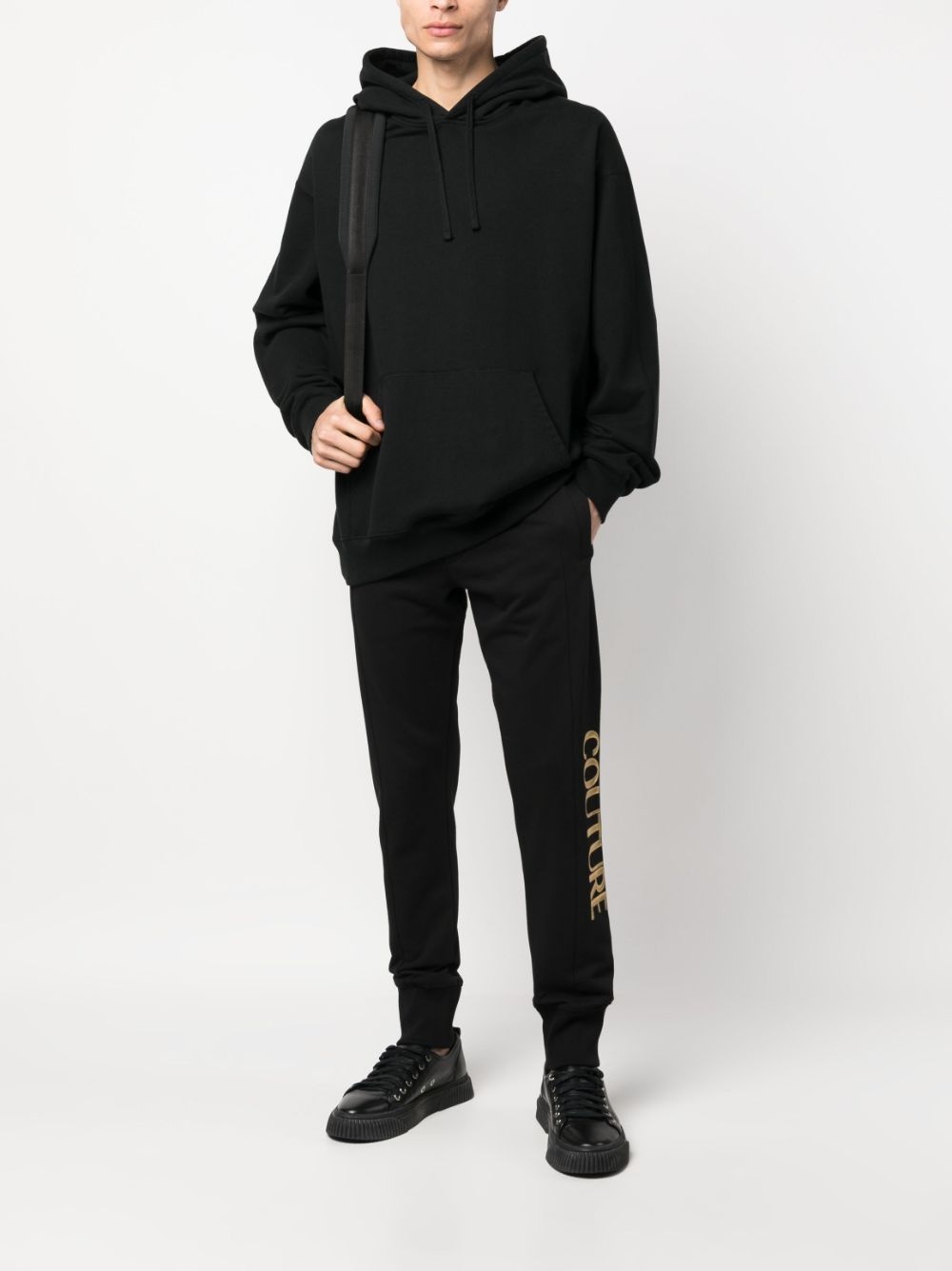 logo-print track trousers - 2