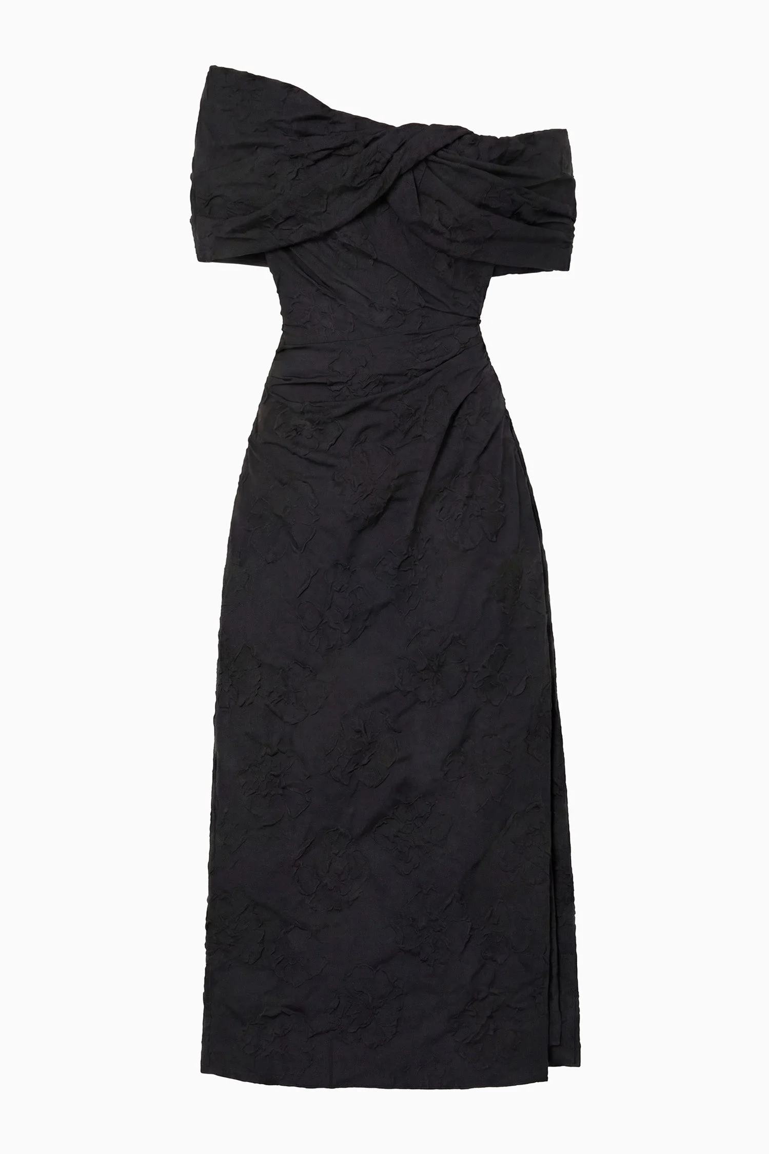 Violeta Off the Shoulder Cloque Dress - 1