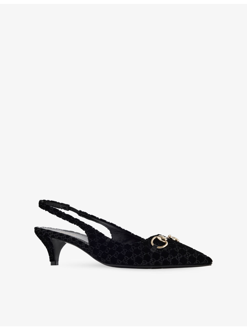 Erin Velvet Slingback Pumps - 3