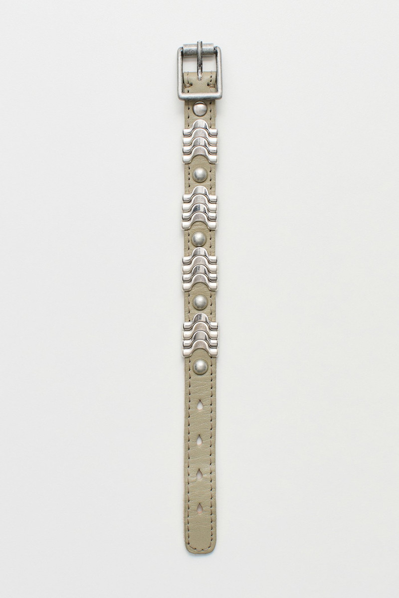 Wave Bracelet Pomice Grey Fluid Calfskin 3