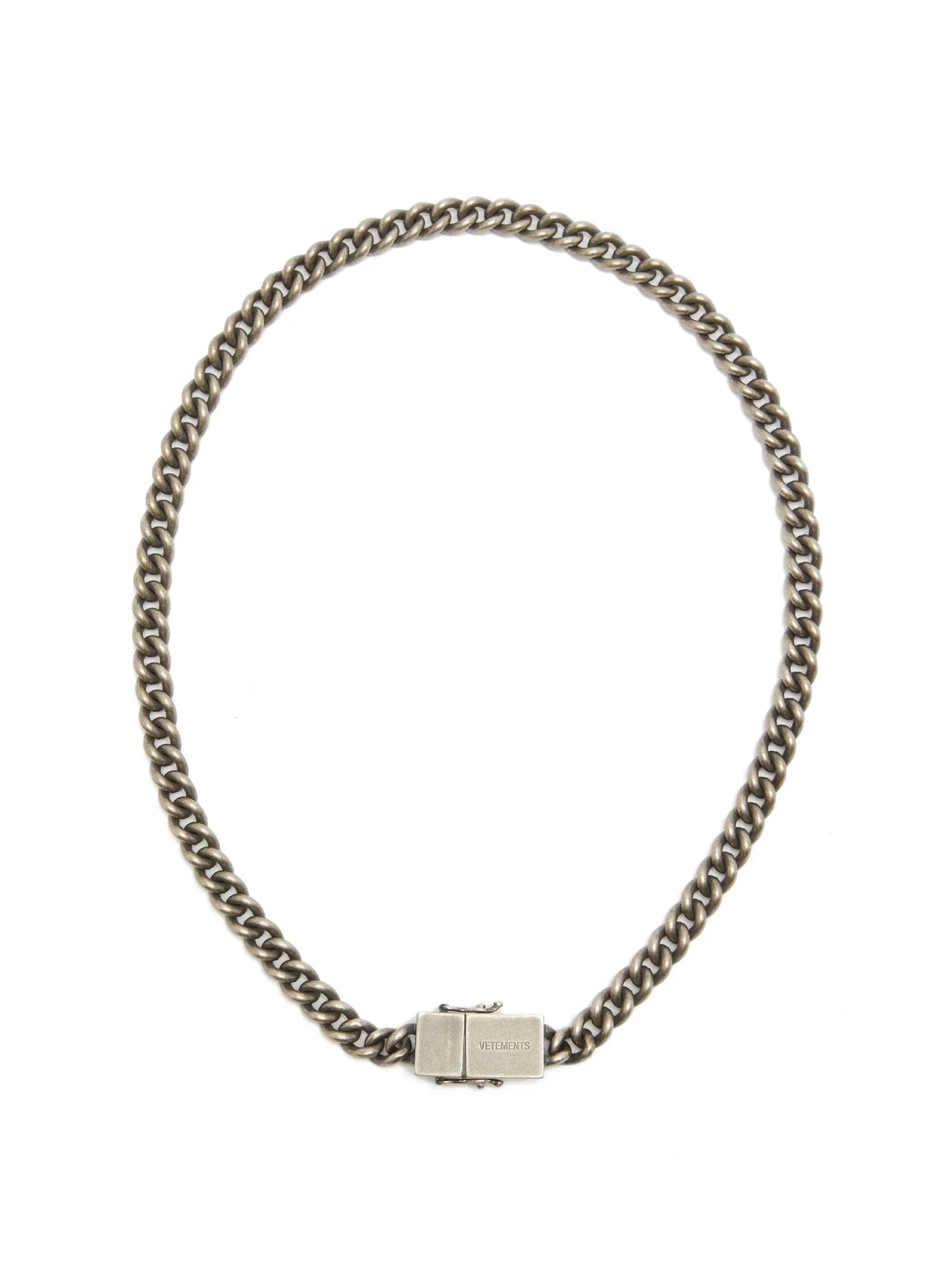 USB-clasp sterling-silver chain necklace - 1