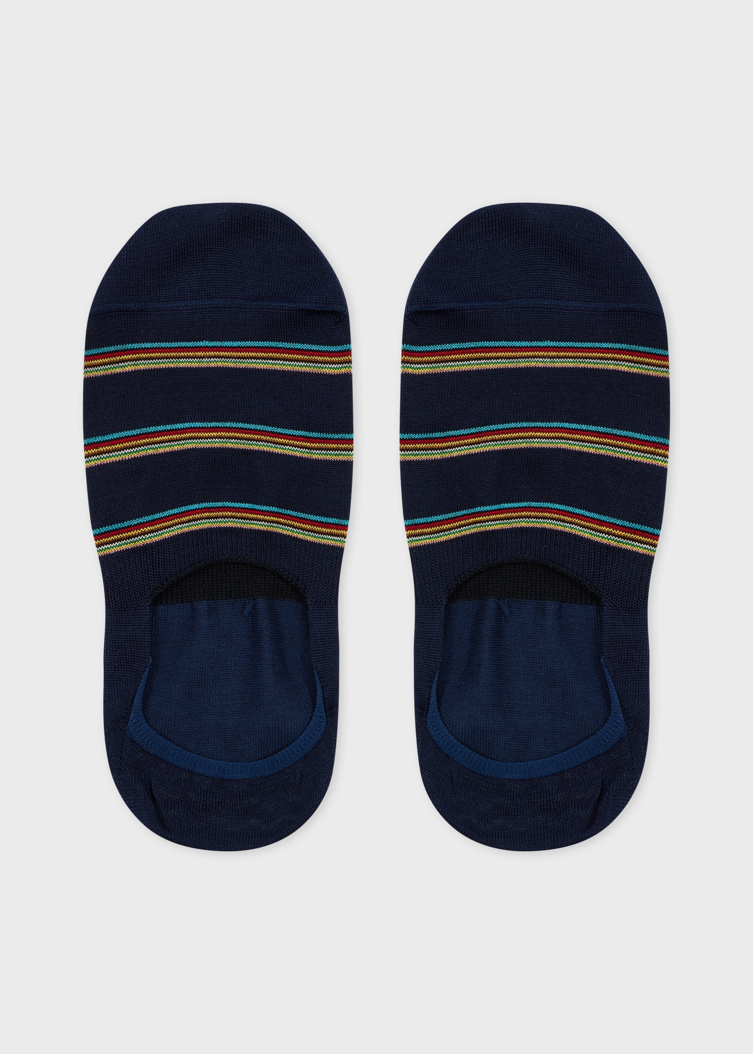 Multicolour 'Signature Stripe' Loafer Socks Three Pack - 2