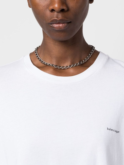BALENCIAGA logo-atg choker necklace outlook