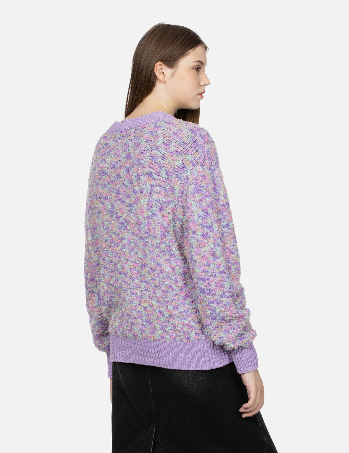 SEAGULL EMBROIDERY MULTI-COLOR CROPPED CARDIGAN - 8