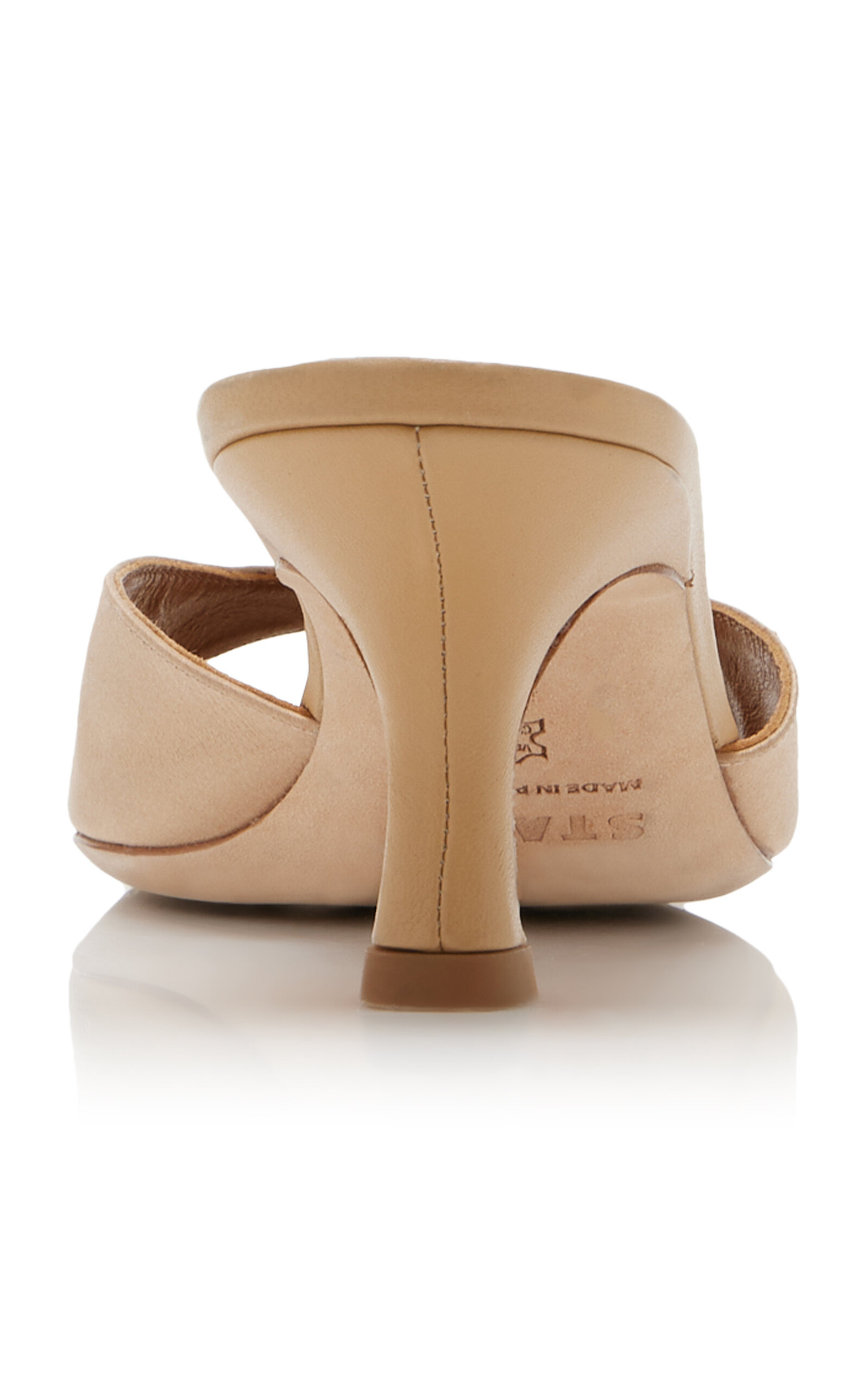 Brigitte Satin Mules gold - 5