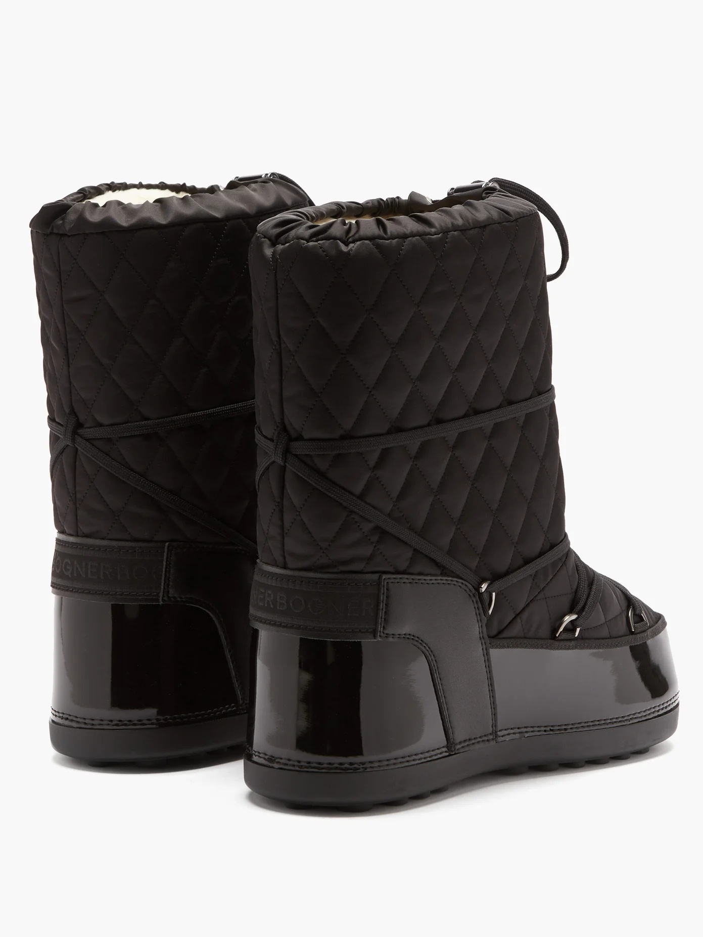 Tignes quilted lace-up snow boots - 4